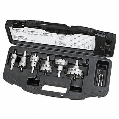 Carbide Hole Cutter Set 8 Pc