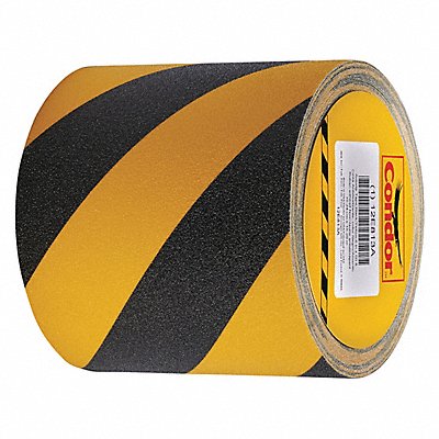 D5752 Anti-Slip Tape 60 ft L Black/Yellow 6 W