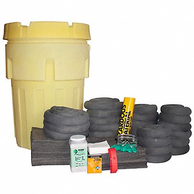 Spill Kit,Can,62 gal.,Universal
