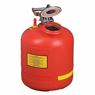 Disposal Can 5 Gal. Red Polyethylene