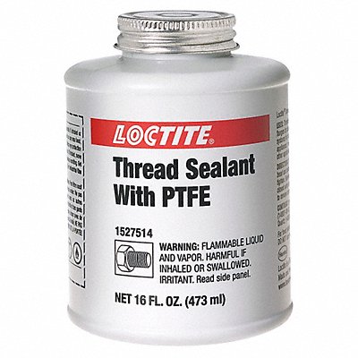 Thread Sealant 1 pt. Brush Can White