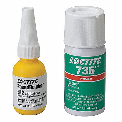 Adhesive Kit Two Part Acrylic Adhsv 10mL