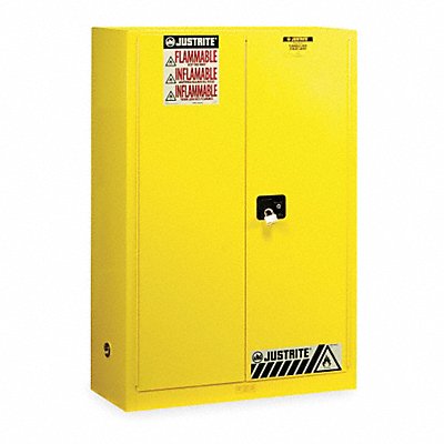 E4576 Flammable Safety Cabinet 45 Gal. Yellow