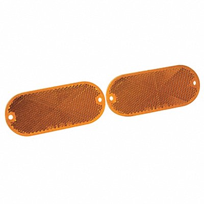 Reflector Oval Amber 4-3/8 L