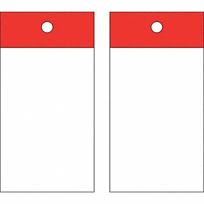 Blank Tag 5inHx3-1/4inW Polyester PK25