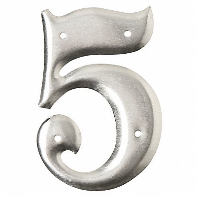 Aluminum Number 3in.H Character PK10