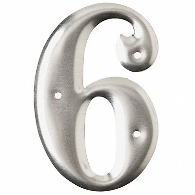 Aluminum Number 3in.H Character PK10