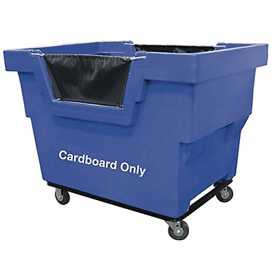 J6303 Cube Truck HDPE Blue 23.6 cu ft.