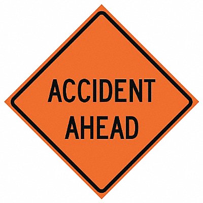 G7231 Roll Up Traffic Sign 36 H 36 W Vinyl