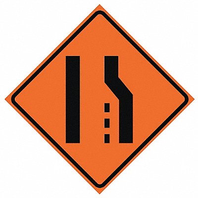 G7244 Roll Up Traffic Sign 48 H 48 W Mesh