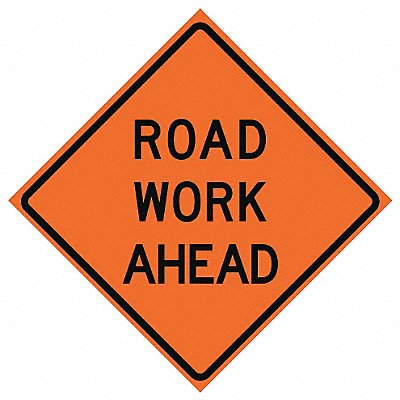 Roll Up Traffic Sign 48 H 48 W Vinyl