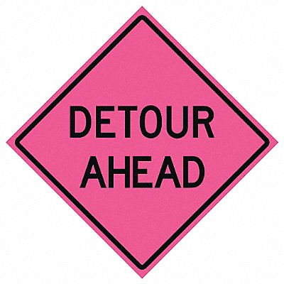 Roll Up Traffic Sign 48 H 48 W Vinyl