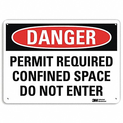 Danger Sign 10 Hx14 W English
