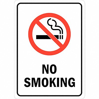 J2686 No Smoking Sign 14x10 In. English