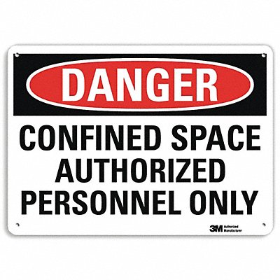 J2691 Danger Sign 7 Hx10 W English