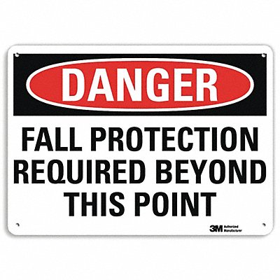 Danger Sign 10 Hx14 W English