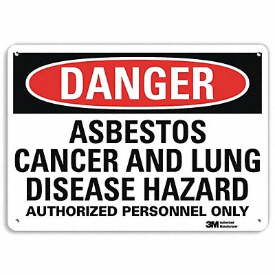 Danger Sign 7 Hx10 W English