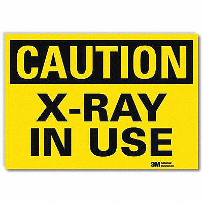 Caution Sign 7 Hx10 W English