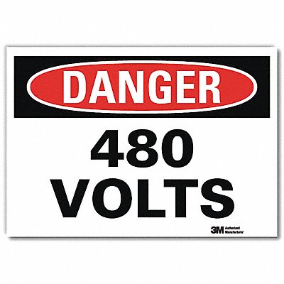 Danger Sign 10 Hx14 W English