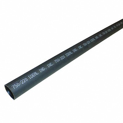 Shrink Tubing 0.75in ID Black 4ft PK5