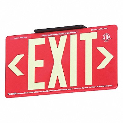 Exit Sign Exit 8-5/8 x15-7/8