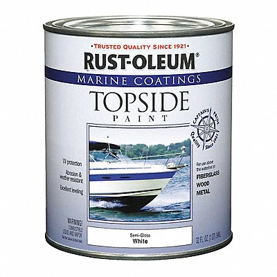 Topside Paint White Alkyd