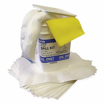 Spill Kit,15-1/4 In H,3 gal.,Oil Only