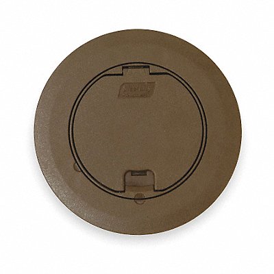 Floor Box Cover Round 6-3/4 in. Brown