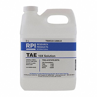 TRIS-Acetate-EDTA (TAE) 10x Solution 1L