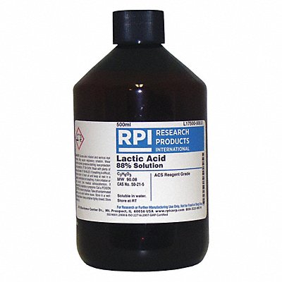 Lactic Acid 88 Percent 500mL