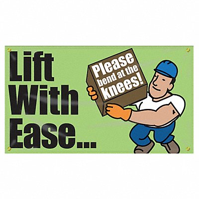 Banner Lift With Ease 24 x 48 In.