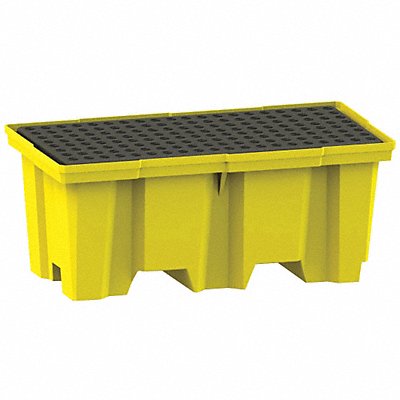 Drum Spill Containment Pallet 66gal Yllw