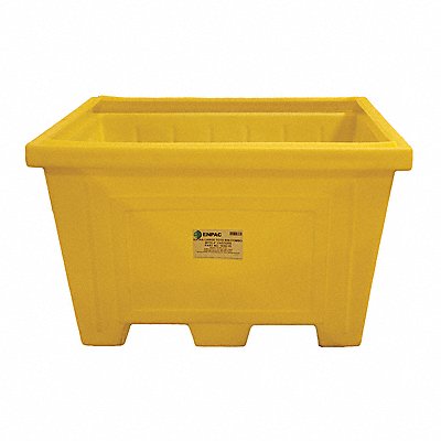 Storage Tote 223 gal. Yellow HDPE