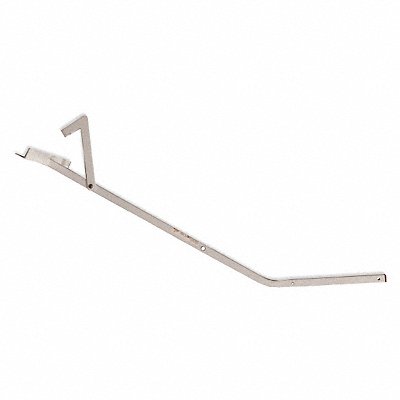 Portable Rail Clamp Sign Holder Gray
