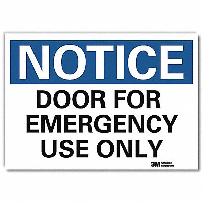 Notice Sign 5 x 7 Vinyl