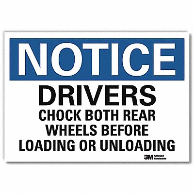 Notice Sign 5 x 7 Vinyl