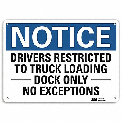 Notice Sign 10 x 14 Aluminum
