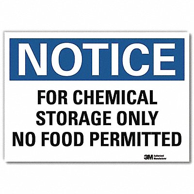 NoticeSign ReflecSelfAdhVinyl 10inWx7inH