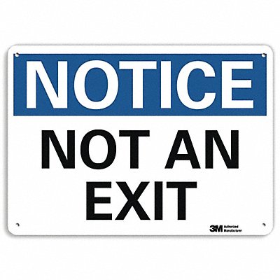 Entrance Sign 14 W x 10 H 0.055 Thick