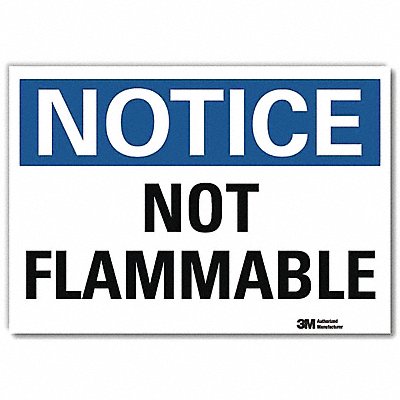 NoticeSign ReflectSelfAdhVinyl 7inWx5inH