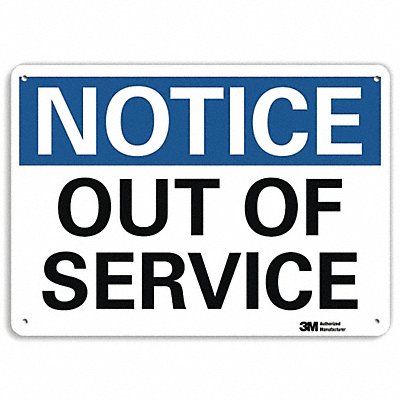 Notice Sign 10 x 14 Aluminum