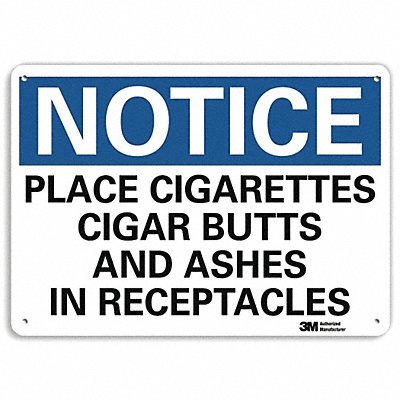 Notice Sign 10 x 14 Aluminum