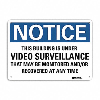 NoticeSign RecycldReflecAlum 14inWx10inH
