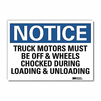Notice Sign 7 x 10 Vinyl