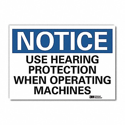 NoticeSign ReflecSelfAdhVinyl 10inWx7inH