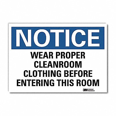 NoticeSign ReflecSelfAdhVinyl 10inWx7inH