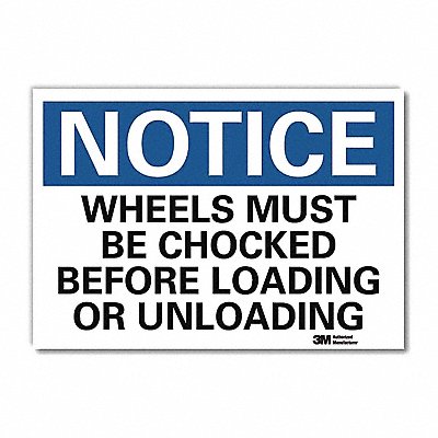 Notice Sign 7 x 10 Vinyl