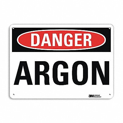 Danger Sign 4 Hole Mount 10in W x 7in H