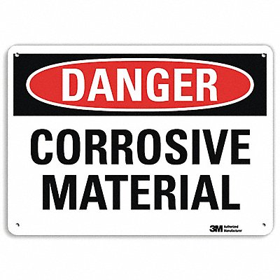 Danger Sign 4 Hole Mount 10in W x 7in H