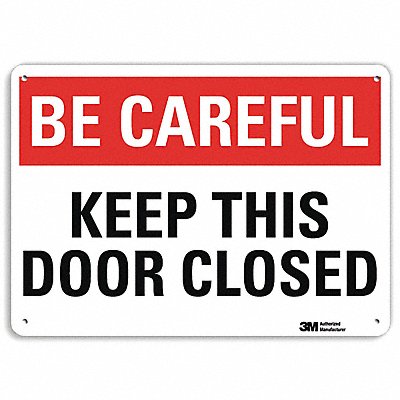 Caution Sign 14 W x 10 H 0.055 Thick